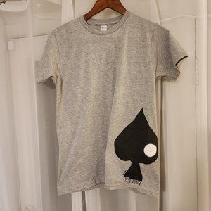 NEW Tim Burton's "Lost Vegas" Card Creature Spade T-Shirt (S) - Neon Museum 2019